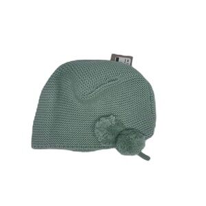 NWT Carmina Knit Bonnet mint size 18m